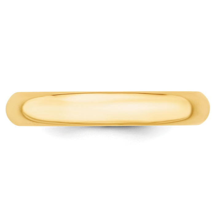 14KY 4mm Standard Comfort Fit Wedding Band-CF040