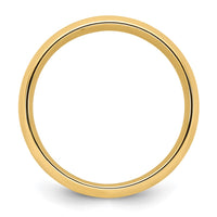 14k Yellow Gold 5mm Standard Weight Comfort Fit Wedding Band Size 7-CF050-7