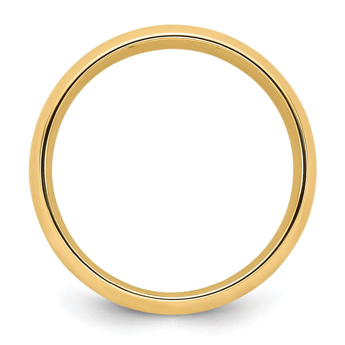 14KY 5mm Standard Comfort Fit Wedding Band-CF050