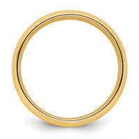 14KY 5mm Standard Comfort Fit Wedding Band-CF050