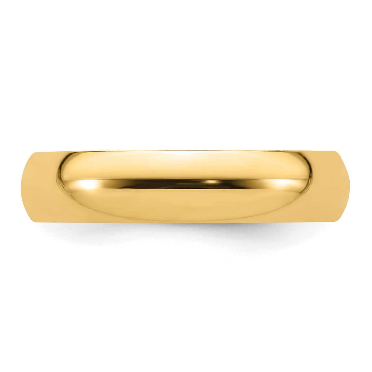 14KY 5mm Standard Comfort Fit Wedding Band-CF050