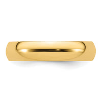 14KY 5mm Standard Comfort Fit Wedding Band-CF050