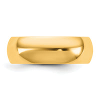 14KY 6.5mm Standard Comfort Fit Band-CF065