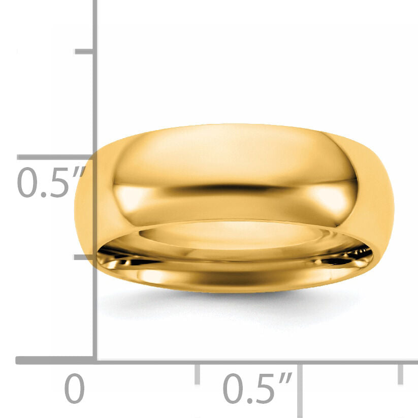 14KY 6.5mm Standard Comfort Fit Band-CF065
