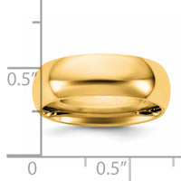 14KY 6.5mm Standard Comfort Fit Band-CF065