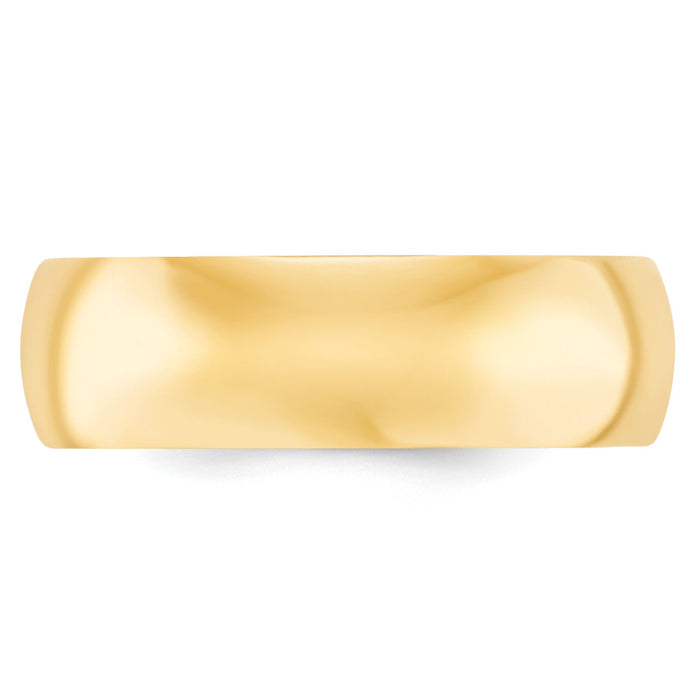14KY 7mm Standard Comfort Fit Wedding Band-CF070