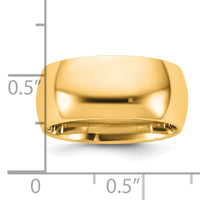 14KY 9mm Standard Comfort Fit Band-CF090