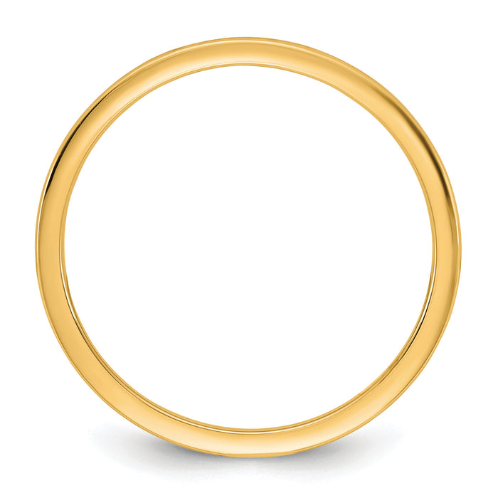 14KY 1mm LTW Comfort Fit Band-CFL010