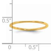 14KY 1mm LTW Comfort Fit Band-CFL010