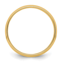 14k Yellow Gold 7mm Lightweight Comfort Fit Wedding Band Size 11.5-CFL070-11.5