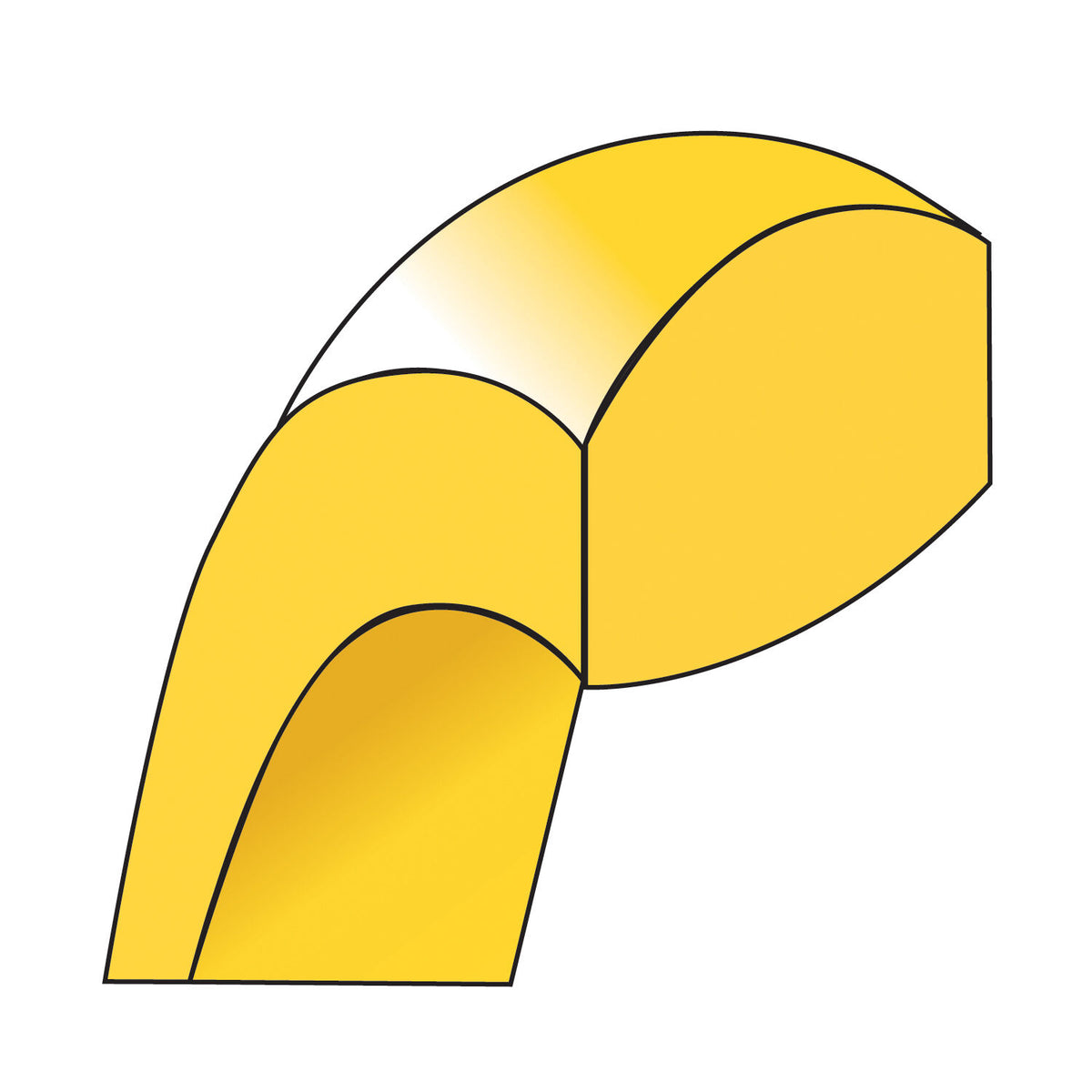 14KY 1mm Standard Comfort Fit Band-CF010