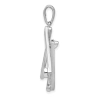 14k WHITE GOLD Star Of David Pendant-CG53W