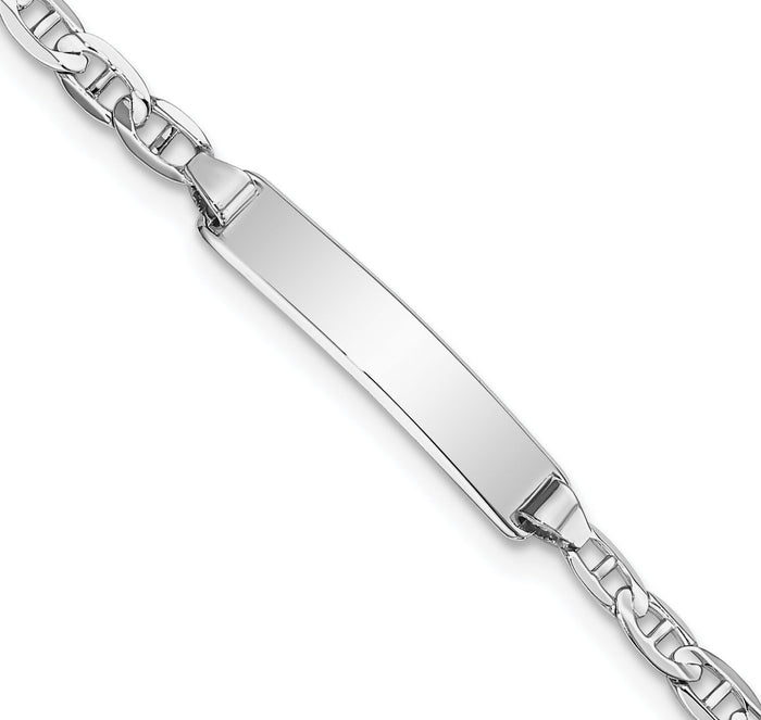 14k WG Anchor Link ID Bracelet-CG80IDW-7