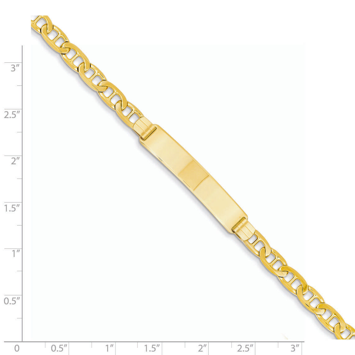 14k Anchor ID Bracelet-CGL140ID-8
