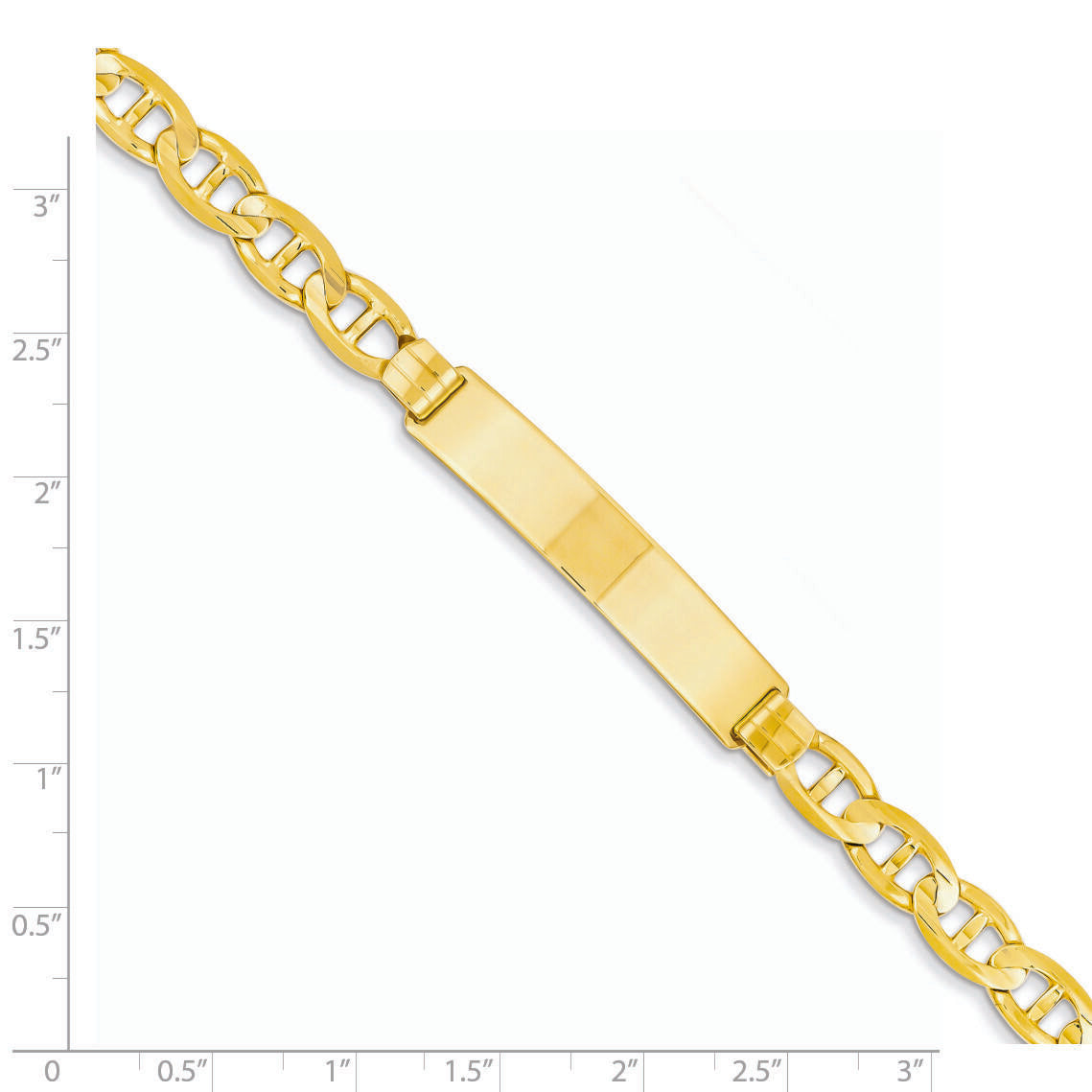 14k Anchor ID Bracelet-CGL180ID-8
