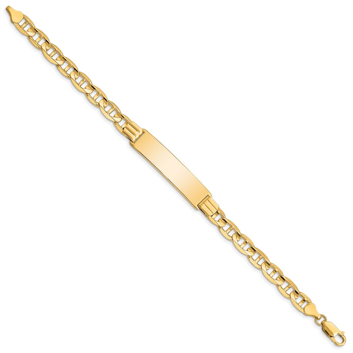 14k Anchor ID Bracelet-CGL180ID-8