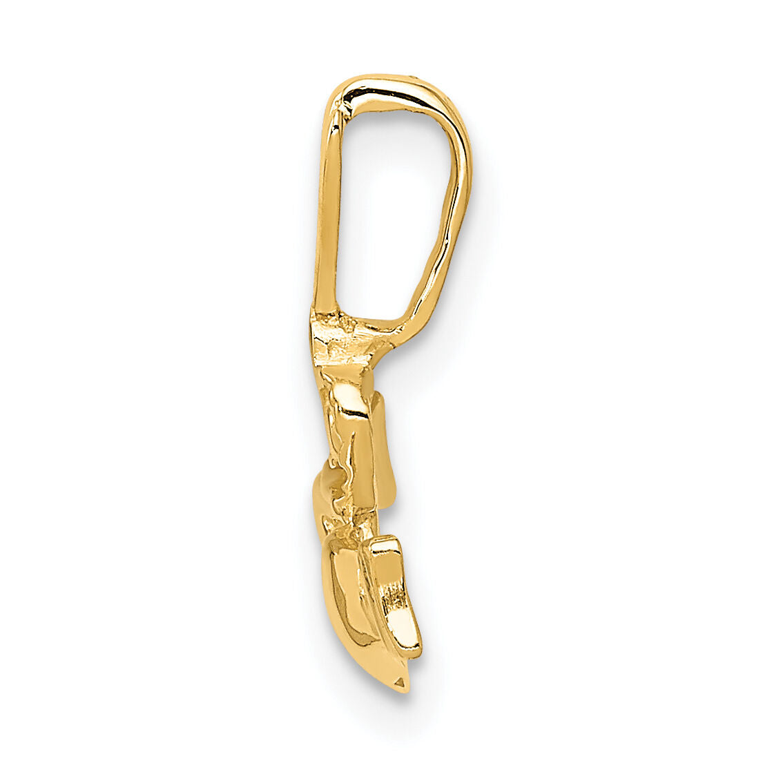 14k Claddagh Charm-CH107