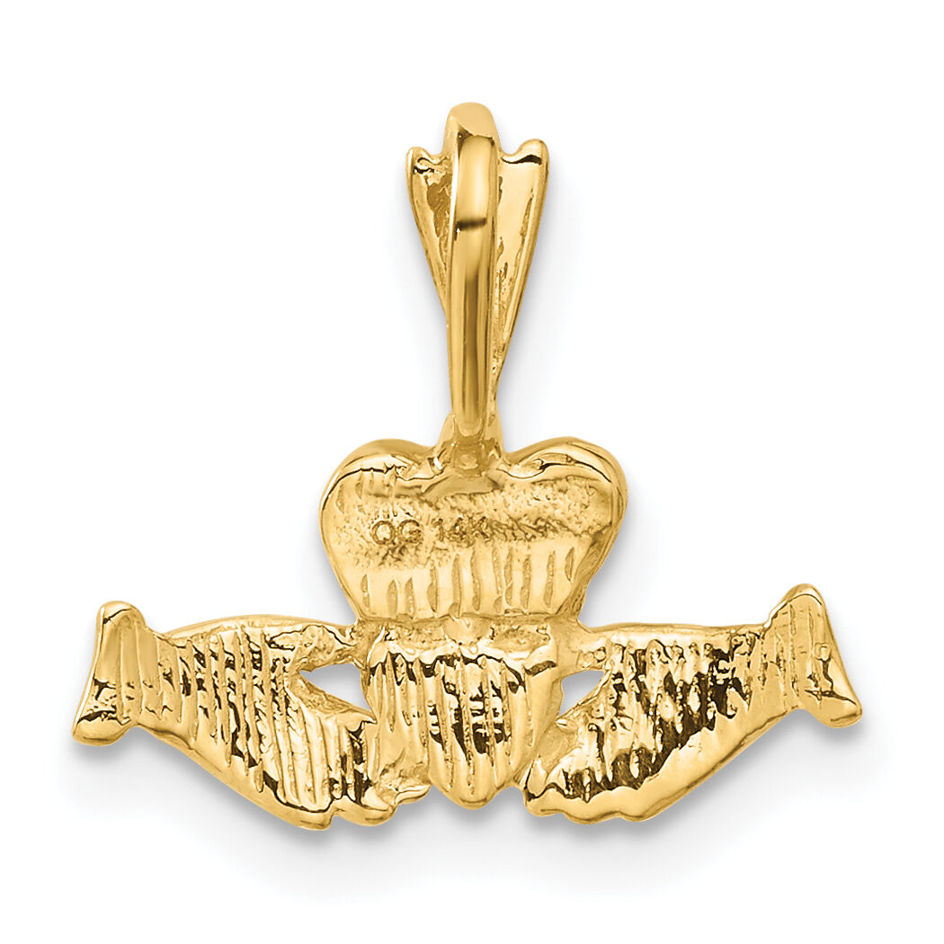 14k Claddagh Charm-CH107