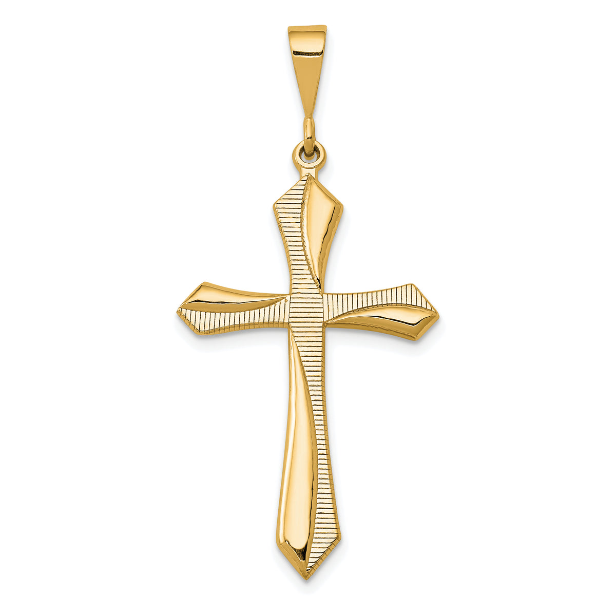 14k Passion Cross Pendant-CH110Y