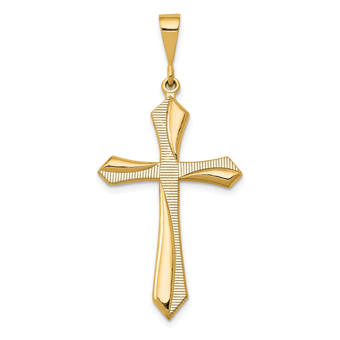 14k Passion Cross Pendant-CH110Y