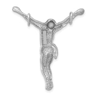 14k White Gold Jesus Chain Slide-CH130