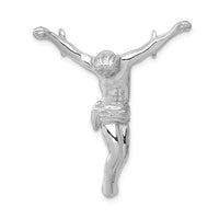 14k White Gold Jesus Chain Slide-CH130