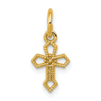 14k Passion Cross Charm-CH132Y