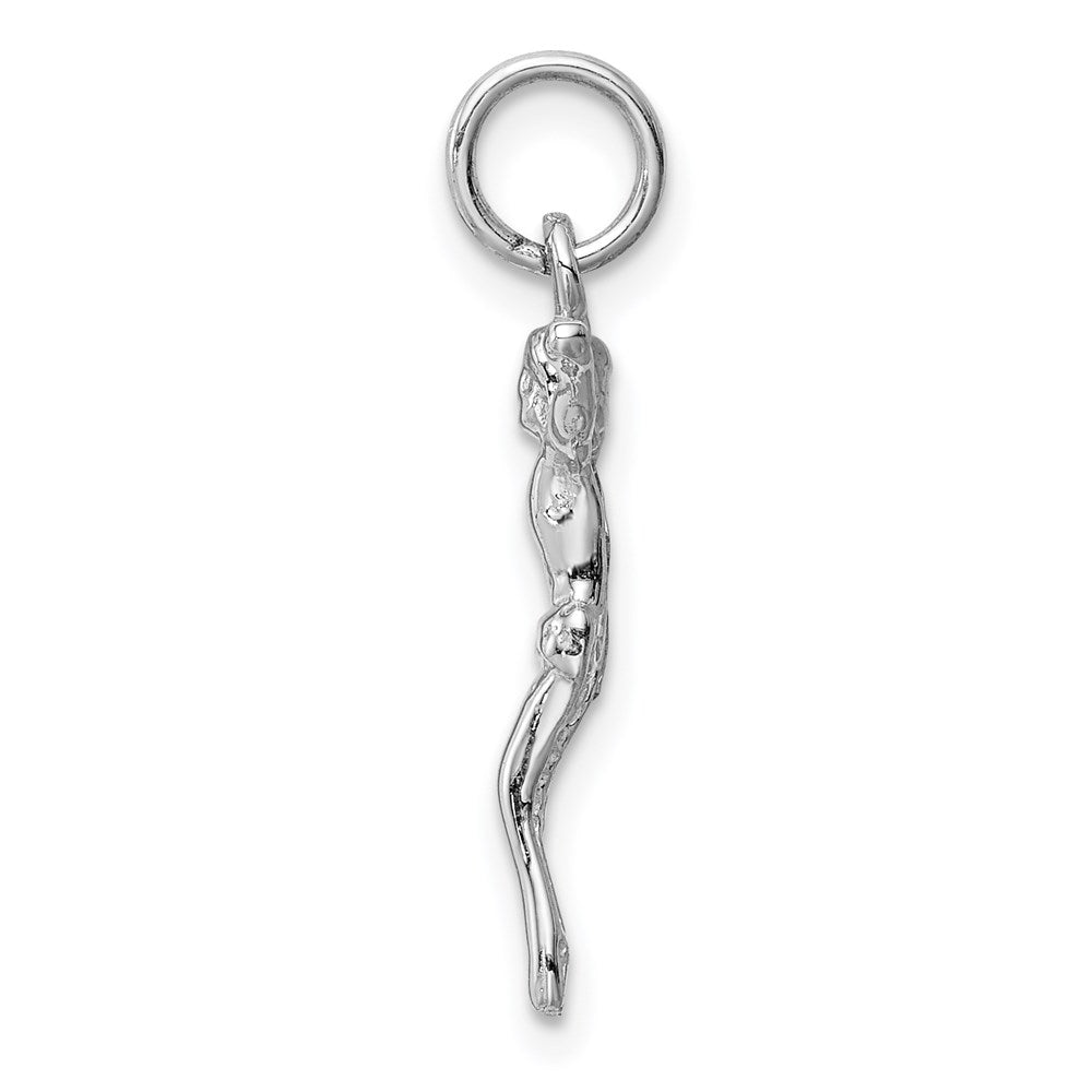 14k White Gold Jesus Charm-CH138