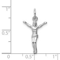 14k White Gold Jesus Charm-CH138