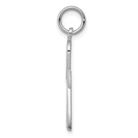 14k White Gold Ankh Cross Charm-CH141