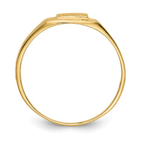 14k 5.25x4.75mm Open Back Signet Ring-CH192
