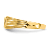 14k 5.25x4.75mm Open Back Signet Ring-CH192