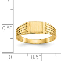 14k 5.25x4.75mm Open Back Signet Ring-CH192