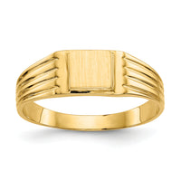 14k 5.25x4.75mm Open Back Signet Ring-CH192