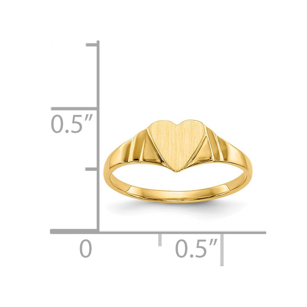 14k Children's Signet Ring-CH195