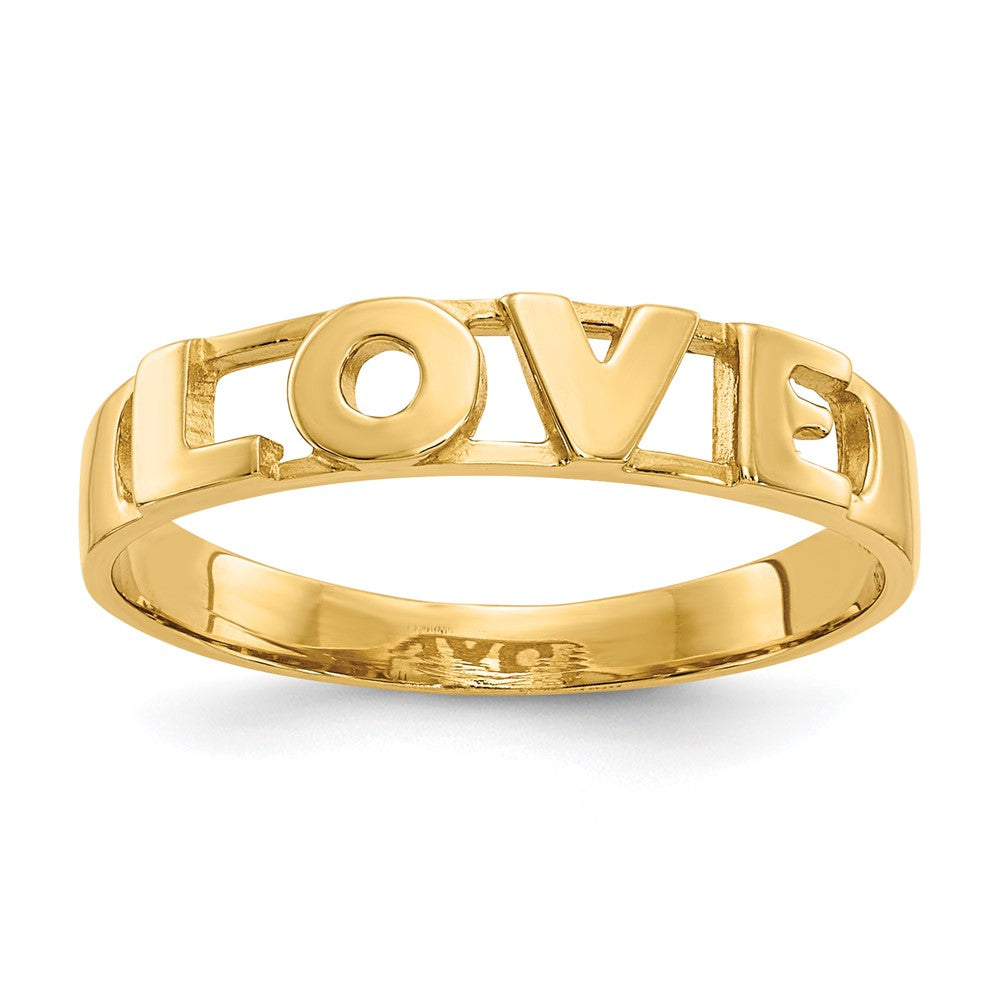 14k LOVE Ring-CH239