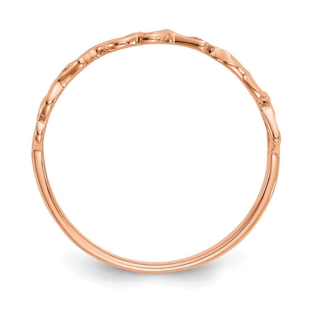 14K Rose Gold Heart Ring-CH241R