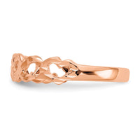 14K Rose Gold Heart Ring-CH241R