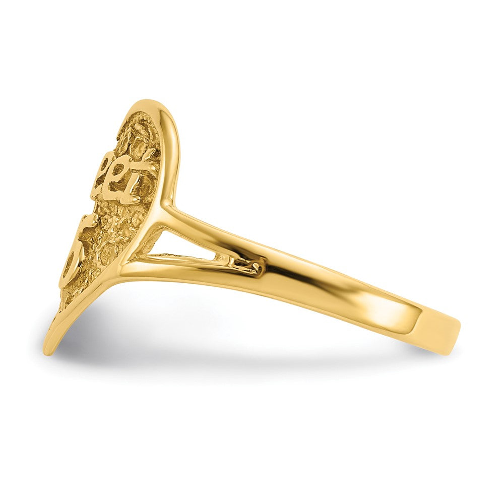 14k Sweet 16 Heart Ring-CH263