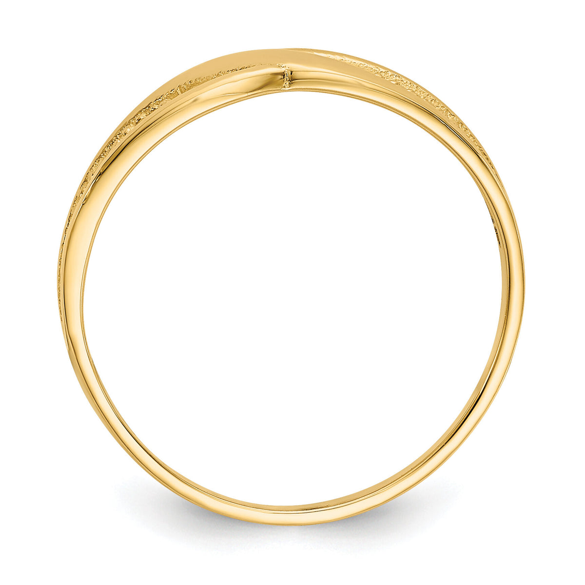 14k Polished Filigree Ring-CH264
