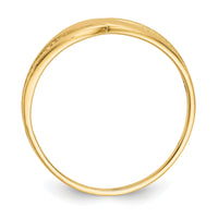 14k Polished Filigree Ring-CH264
