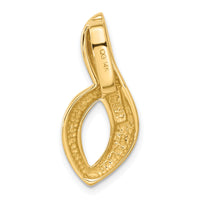 14k Fits up to 6mm Regular, 8mm Fancy Omega Slide-CS23