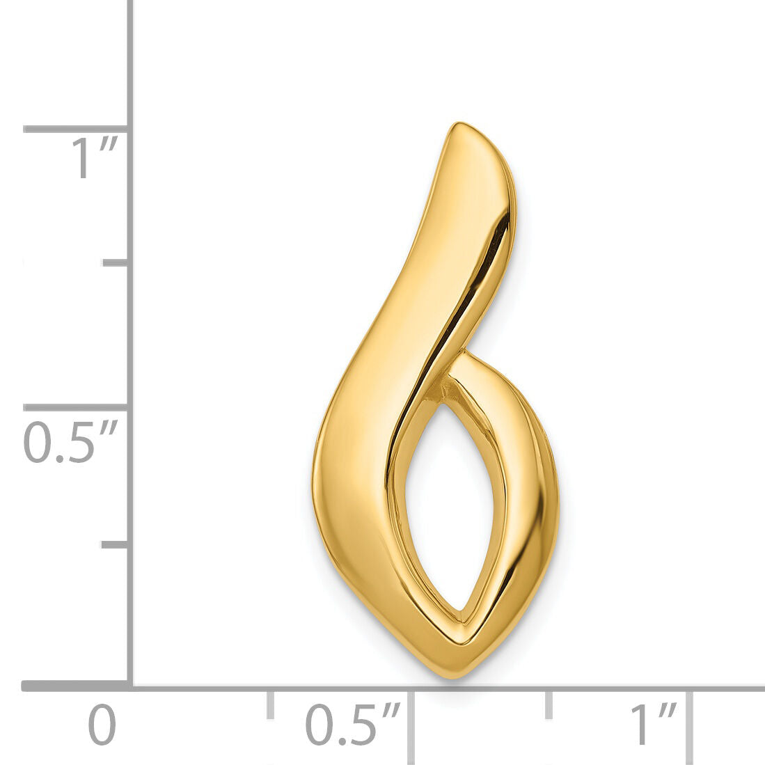 14k Fits up to 6mm Regular, 8mm Fancy Omega Slide-CS23