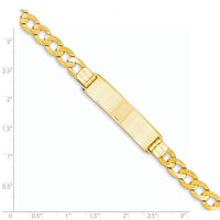 14k Curb ID Bracelet-CUR200ID-8