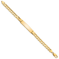 14k Curb ID Bracelet-CUR200ID-8
