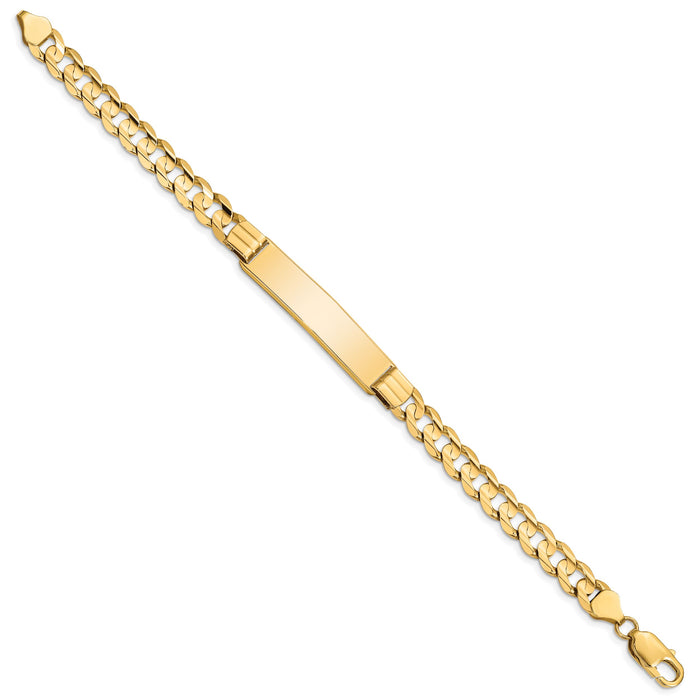 14k Curb ID Bracelet-CUR200ID-8