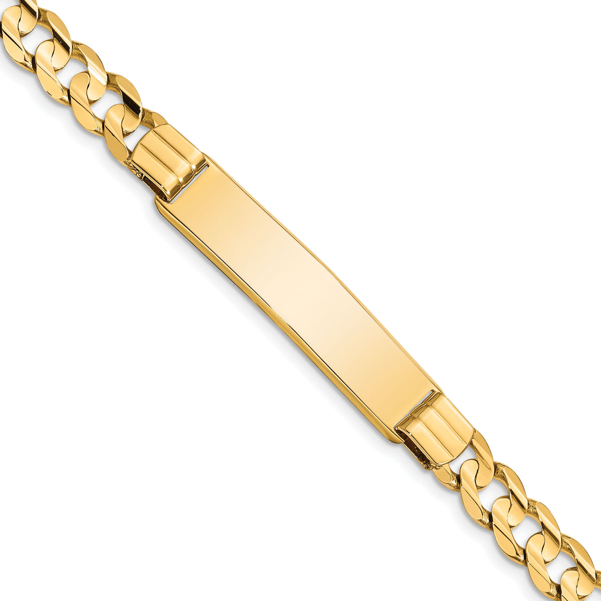 14k Curb ID Bracelet-CUR200ID-8