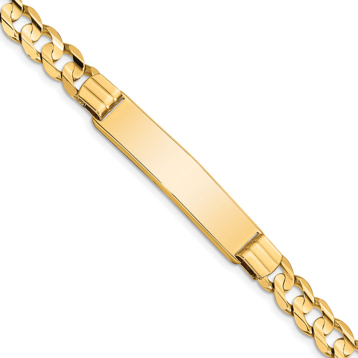 14k Curb ID Bracelet-CUR200ID-8