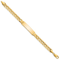 14k Curb ID Bracelet-CUR220ID-8