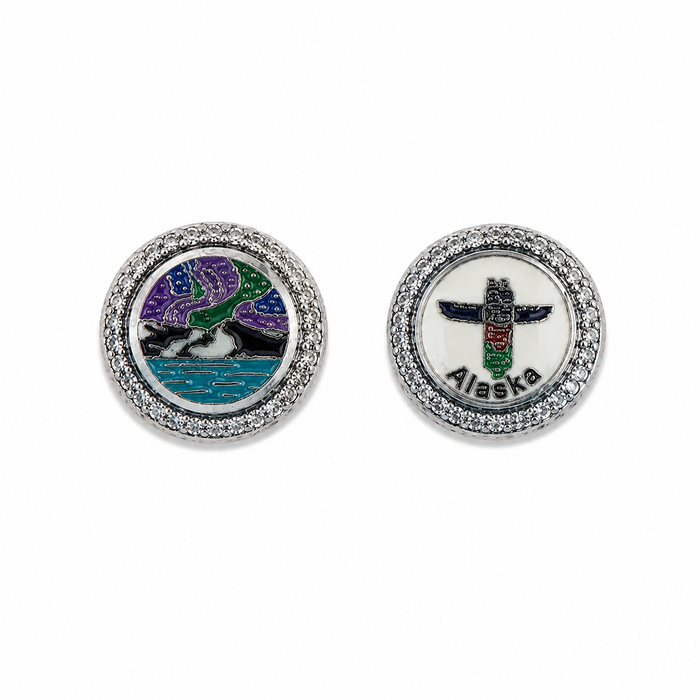 NORTHERN LIGHTS & TOTEM REVERSIBLE PANDORA CHARM